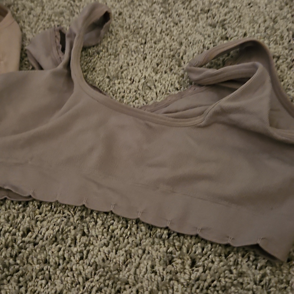 Seamless Wireless Bralette - Nude and Taupe - Picture 5 of 5
